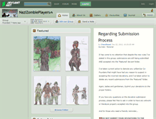 Tablet Screenshot of nazizombieplayers.deviantart.com