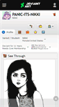 Mobile Screenshot of panic-its-nikki.deviantart.com