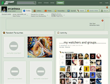 Tablet Screenshot of ercanhoca.deviantart.com