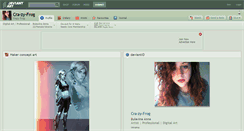 Desktop Screenshot of cra-zy-frog.deviantart.com