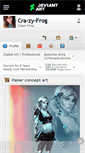 Mobile Screenshot of cra-zy-frog.deviantart.com