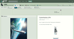 Desktop Screenshot of liziel.deviantart.com