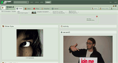 Desktop Screenshot of green-d.deviantart.com