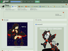 Tablet Screenshot of flinzy.deviantart.com