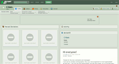 Desktop Screenshot of c-kara.deviantart.com