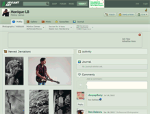 Tablet Screenshot of monique-lb.deviantart.com