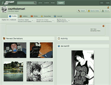 Tablet Screenshot of courtholomuel.deviantart.com