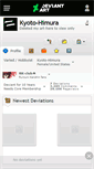 Mobile Screenshot of kyoto-himura.deviantart.com