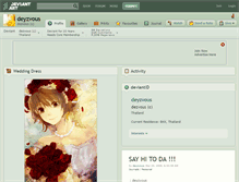 Tablet Screenshot of deyzvous.deviantart.com