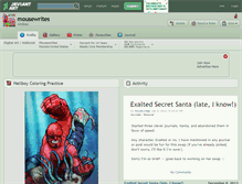 Tablet Screenshot of mousewrites.deviantart.com