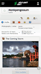Mobile Screenshot of monkpengossum.deviantart.com