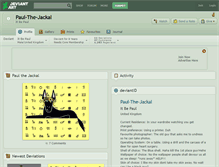 Tablet Screenshot of paul-the-jackal.deviantart.com
