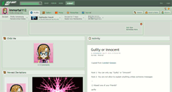 Desktop Screenshot of immortal112.deviantart.com
