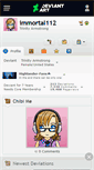 Mobile Screenshot of immortal112.deviantart.com