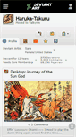 Mobile Screenshot of haruka-takuru.deviantart.com