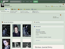 Tablet Screenshot of jinxxxi.deviantart.com