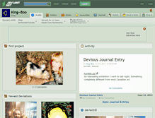 Tablet Screenshot of king--boo.deviantart.com