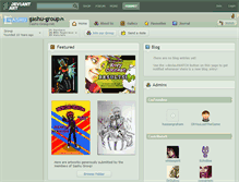 Tablet Screenshot of gashu-group.deviantart.com