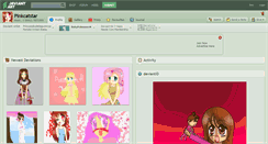 Desktop Screenshot of pinkcatstar.deviantart.com