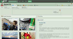 Desktop Screenshot of brandont98.deviantart.com