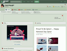 Tablet Screenshot of charming-girl.deviantart.com