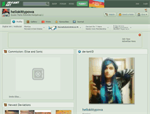 Tablet Screenshot of hellokittypowa.deviantart.com