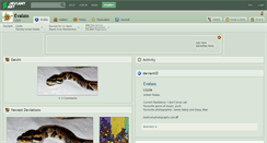 Desktop Screenshot of evalass.deviantart.com
