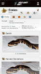 Mobile Screenshot of evalass.deviantart.com