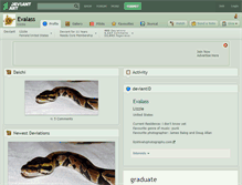Tablet Screenshot of evalass.deviantart.com