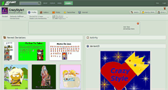 Desktop Screenshot of crazystyle1.deviantart.com