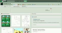 Desktop Screenshot of christian-a-n-m.deviantart.com