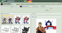 Desktop Screenshot of heroic-autobot.deviantart.com