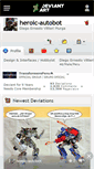 Mobile Screenshot of heroic-autobot.deviantart.com
