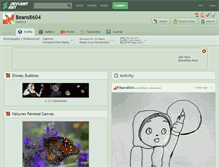 Tablet Screenshot of beans8604.deviantart.com