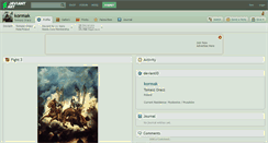 Desktop Screenshot of kormak.deviantart.com
