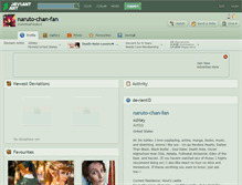Tablet Screenshot of naruto-chan-fan.deviantart.com