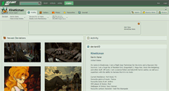 Desktop Screenshot of kineticman.deviantart.com
