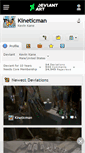 Mobile Screenshot of kineticman.deviantart.com
