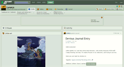 Desktop Screenshot of lunarys.deviantart.com
