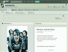 Tablet Screenshot of charlottess92.deviantart.com