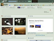 Tablet Screenshot of eecaty.deviantart.com