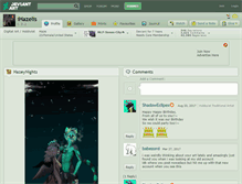 Tablet Screenshot of ihazelis.deviantart.com