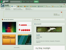 Tablet Screenshot of muish.deviantart.com