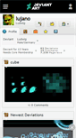 Mobile Screenshot of lujano.deviantart.com