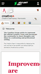 Mobile Screenshot of creative.deviantart.com