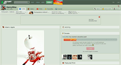 Desktop Screenshot of henrynine.deviantart.com