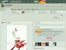 Tablet Screenshot of henrynine.deviantart.com