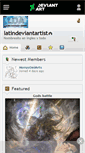 Mobile Screenshot of latindeviantartist.deviantart.com