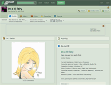 Tablet Screenshot of im-a-lil-fairy.deviantart.com