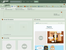Tablet Screenshot of lem15.deviantart.com